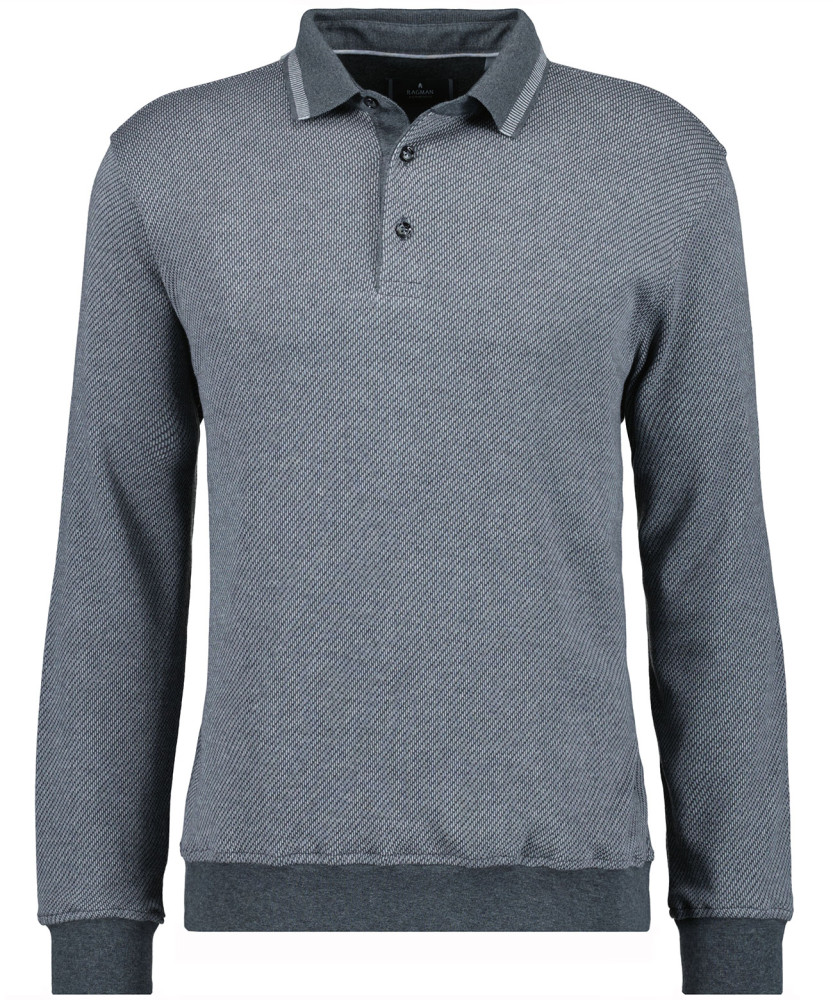 Polo sweater Jacquard
