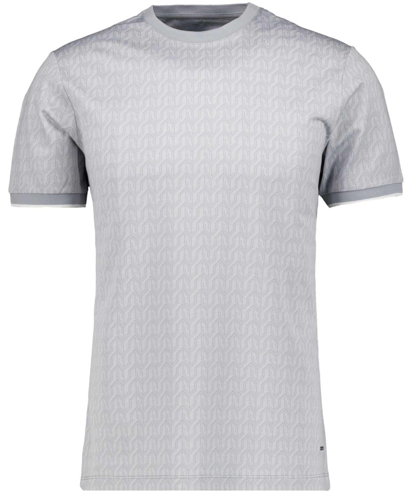 T-Shirt Jacquard, mercerisierte Baumwolle