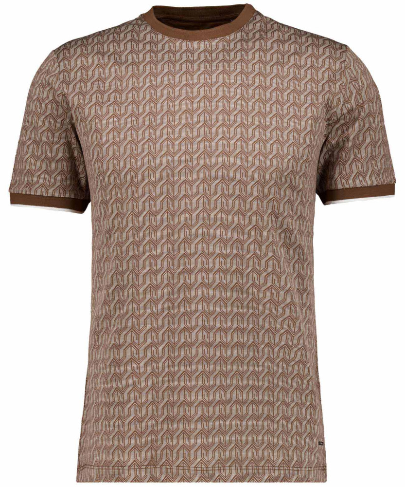 T-Shirt Jacquard, mercerisierte Baumwolle