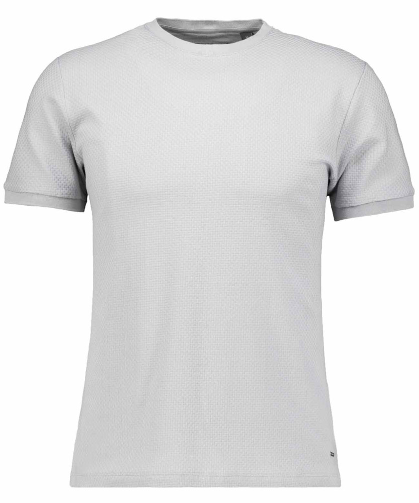 T-shirt Jacquard, mercerisierte Baumwolle
