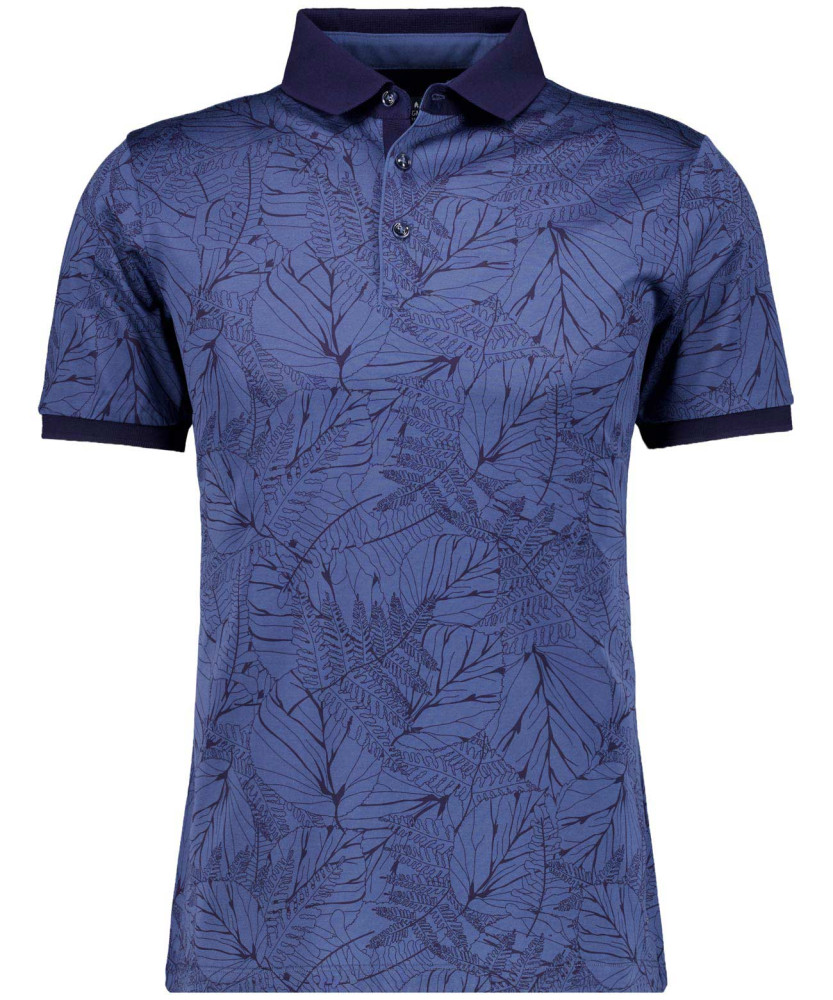 Polo Alloverprint, mercerisierte Baumwolle
