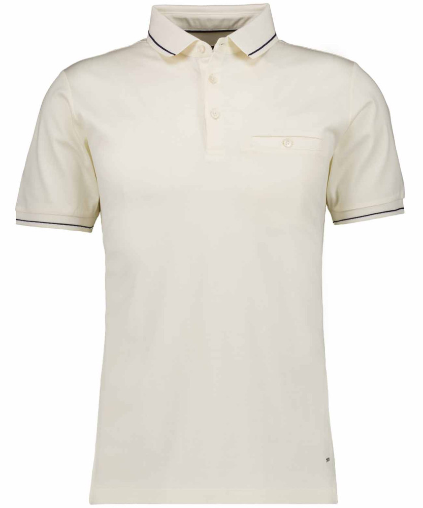 Polo solid, mercerized cotton
