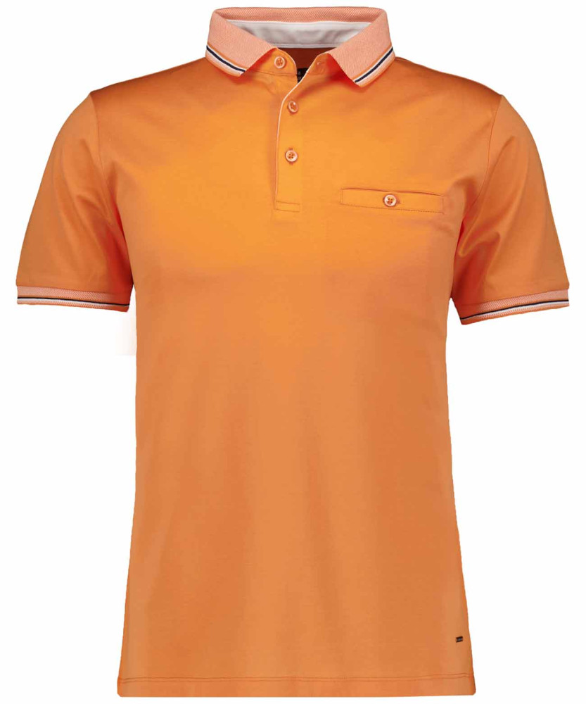 Polo solid, mercerized cotton