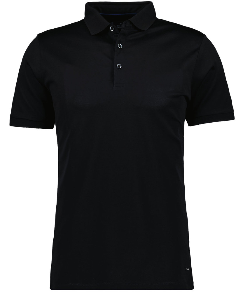 Mercerisiertes Poloshirt uni