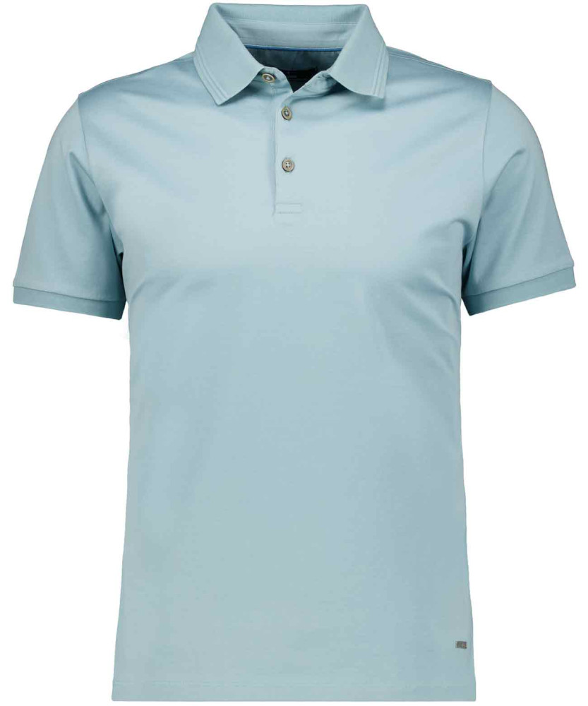 Mercerisiertes Poloshirt uni