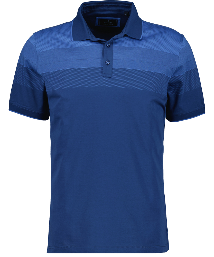 Jersey-Polo, mercerisiert
