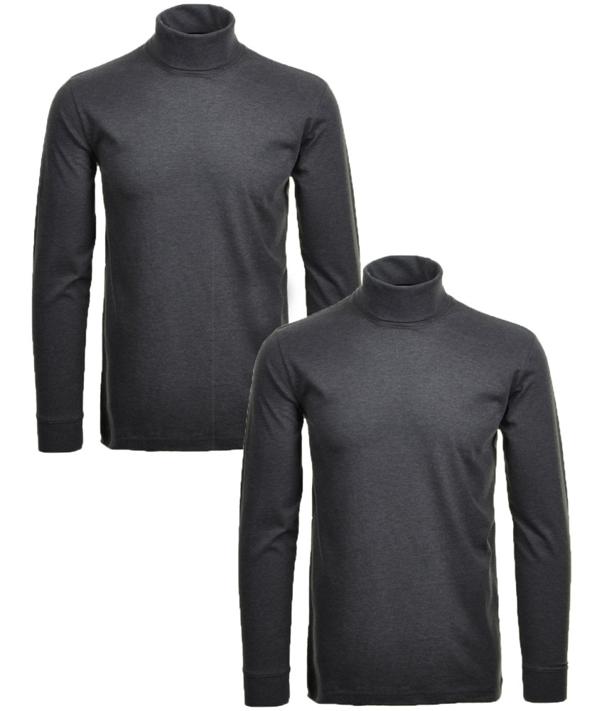 T-Shirt roll neck Basic, twinpack