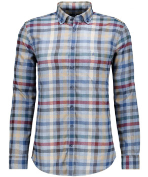 Check shirt  Ceramica, Button-down collar