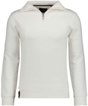 Sweater with troyer collar