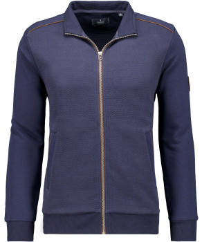 Jacket zipper structure