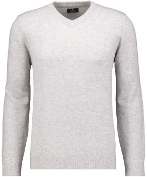 Knitted sweater V-neck