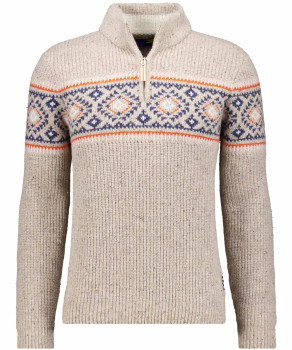 Woll-Pullover Jacquard