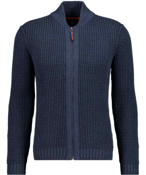 Strickjacke mit Baseballkragen 