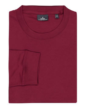 Pima Langarmshirt Rundhals mit Bündchen