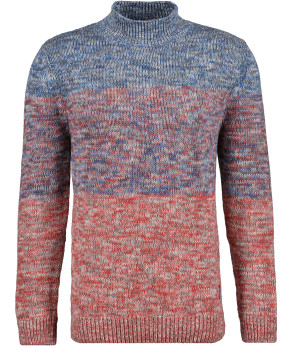 Stehkragen-Strickpullover