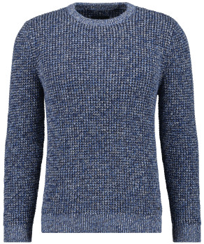 Knitted pullover tweed