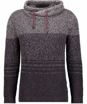 Strickpullover Tweed, gestreift