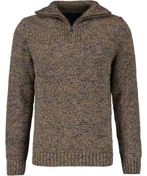 Troyer-Strickpullover Tweed
