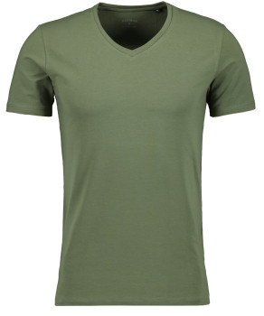 T-shirt V-neck solid, body fit