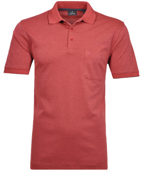 Softknit-Polo mit Brusttasche, kurzarm