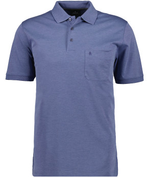 Softknit-Polo mit Brusttasche, kurzarm