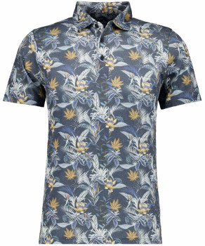 Softknit Jersey-Polo alloverprint, modern fit