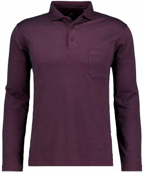 Softknit-Poloshirt Jacquard, Velvet Touch