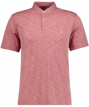 Softknit polo flame design, stand up collar