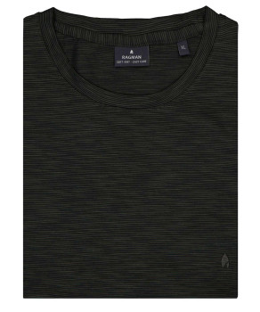 Softknit T-Shirt striped, round neck