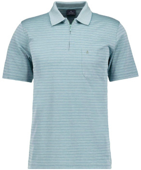 Softknit polo fineliner with zip