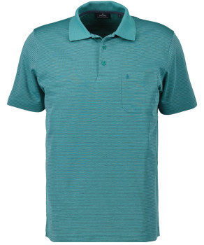 Softknit-Polo fein gestreift