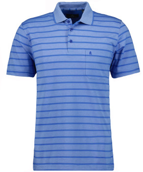 Softknit-Polo Jersey, gestreift