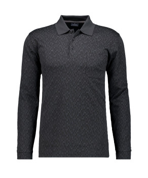 Softknitpolo with stripes