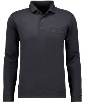 Softknit-Poloshirt mit Bund, Velvet Touch