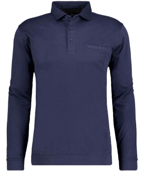 Softknit-Poloshirt mit Bund, Velvet Touch