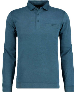 Softknit-Poloshirt mit Bund, Velvet Touch