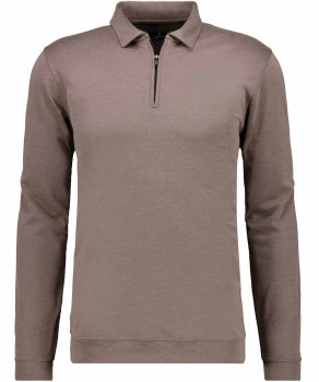 Softknit-Polo mit Zip, Velvet Touch
