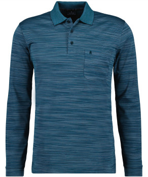 Softknit-Polo "Space dye"