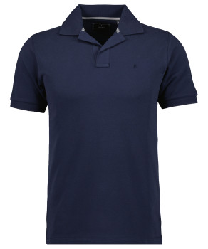 Poloshirt with modern constrast collar