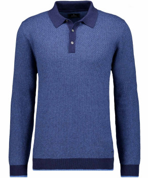 Polo-Srickpullover Bicolour