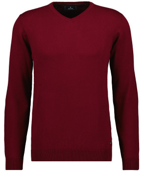 Knitted sweater V-neck