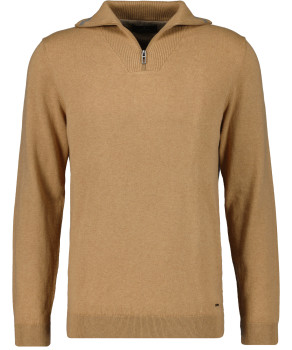 RAGMAN Strickpullover mit Stehkragen und Zip