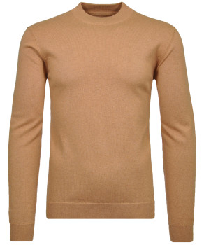 Strickpullover mit Stehkragen