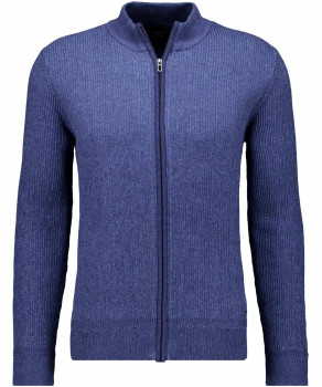 Knitted cardigan with zip