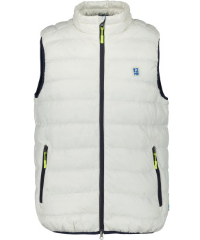 Quilted vest with down-Look