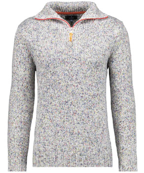 Troyer sweater with zip