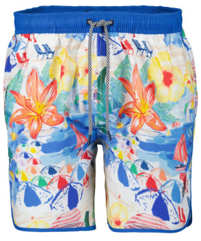 Badeshort gemustert