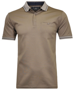 Polo solid, mercerized cotton