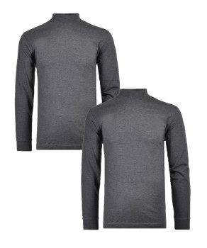 RAGMAN Stehkragenshirt langarm 2er Pack