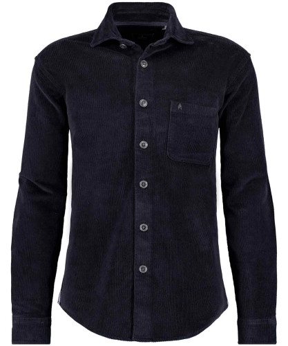 Overshirt with chest pockets Beige-082